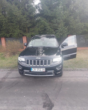 Jeep Grand Cherokee cena 65999 przebieg: 202425, rok produkcji 2013 z Góra małe 172